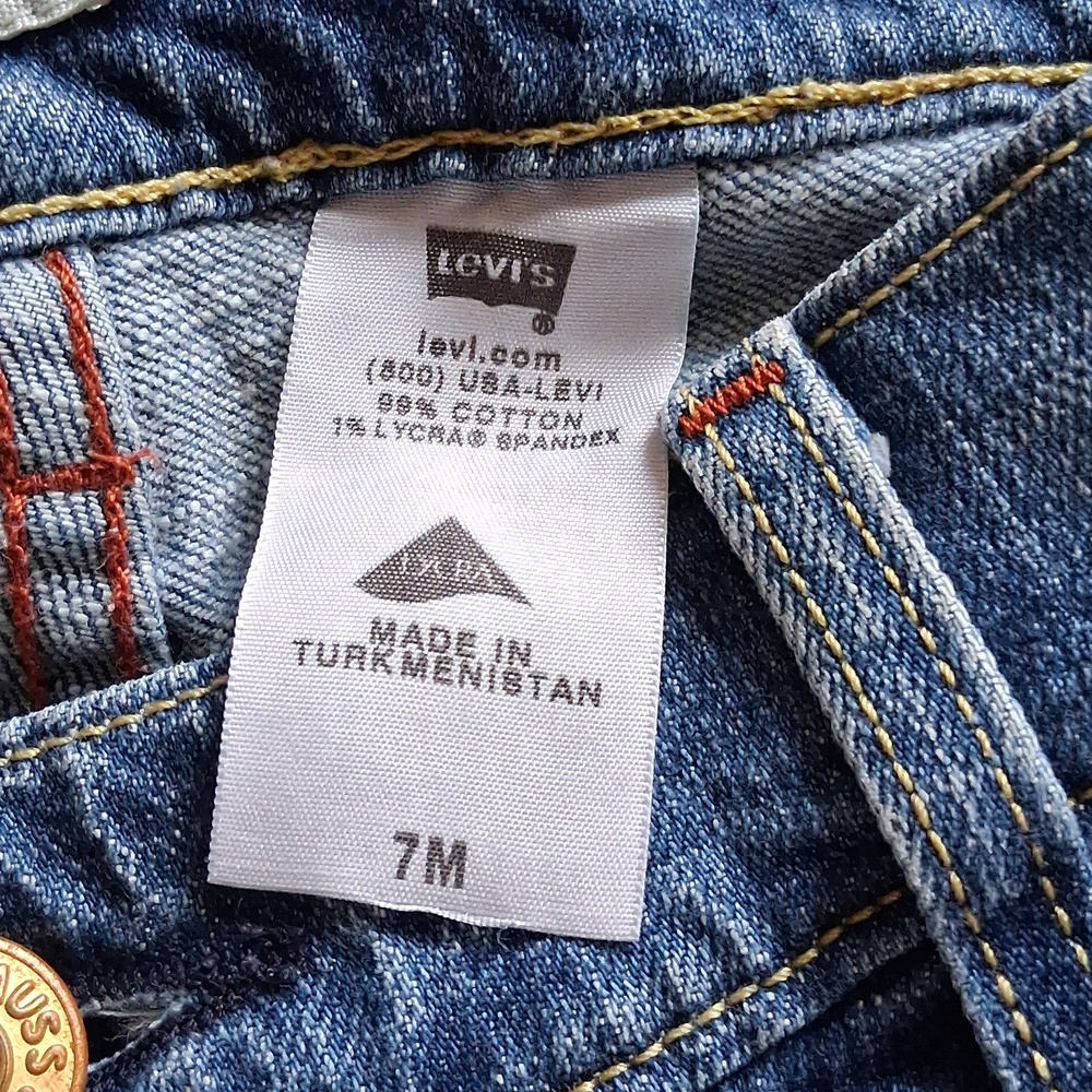 Mid Wash Straight-Leg Denim Jeans - Picture 12 of 13
